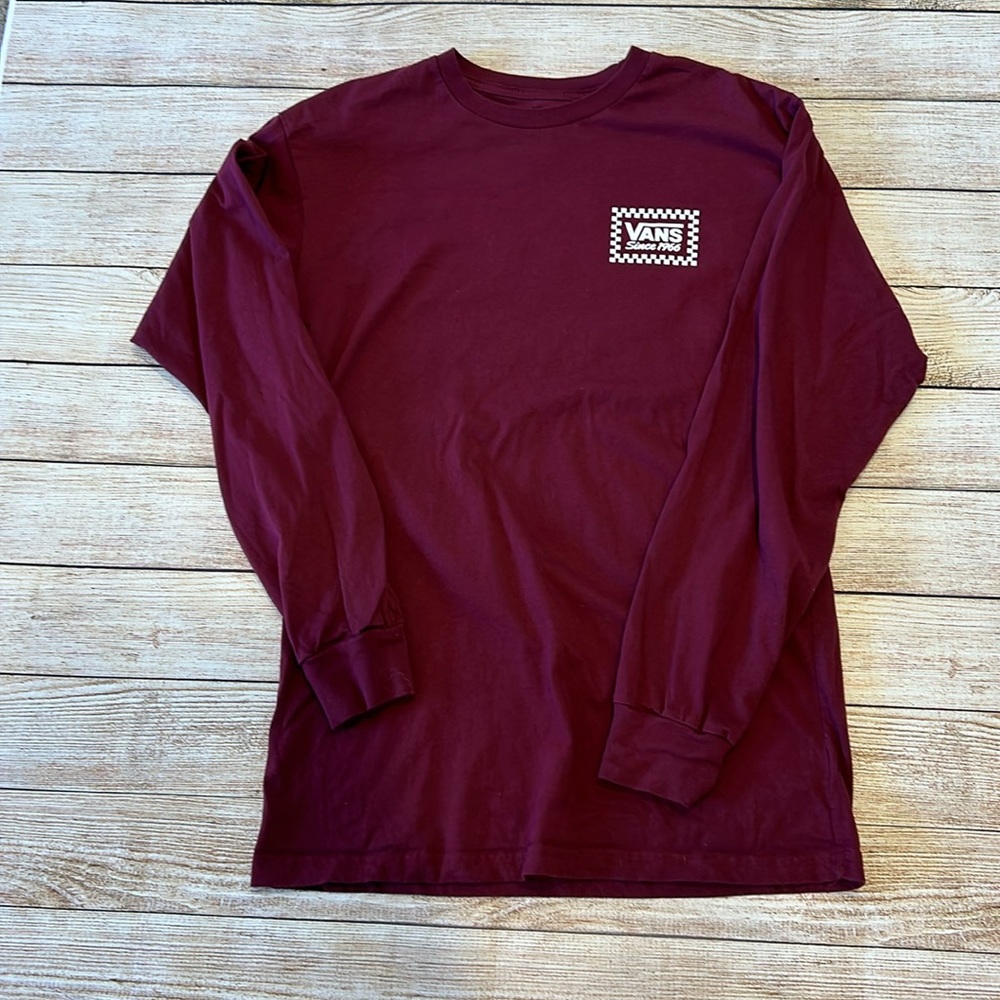 EUC men's size medium vans long/sleeved T-shirt